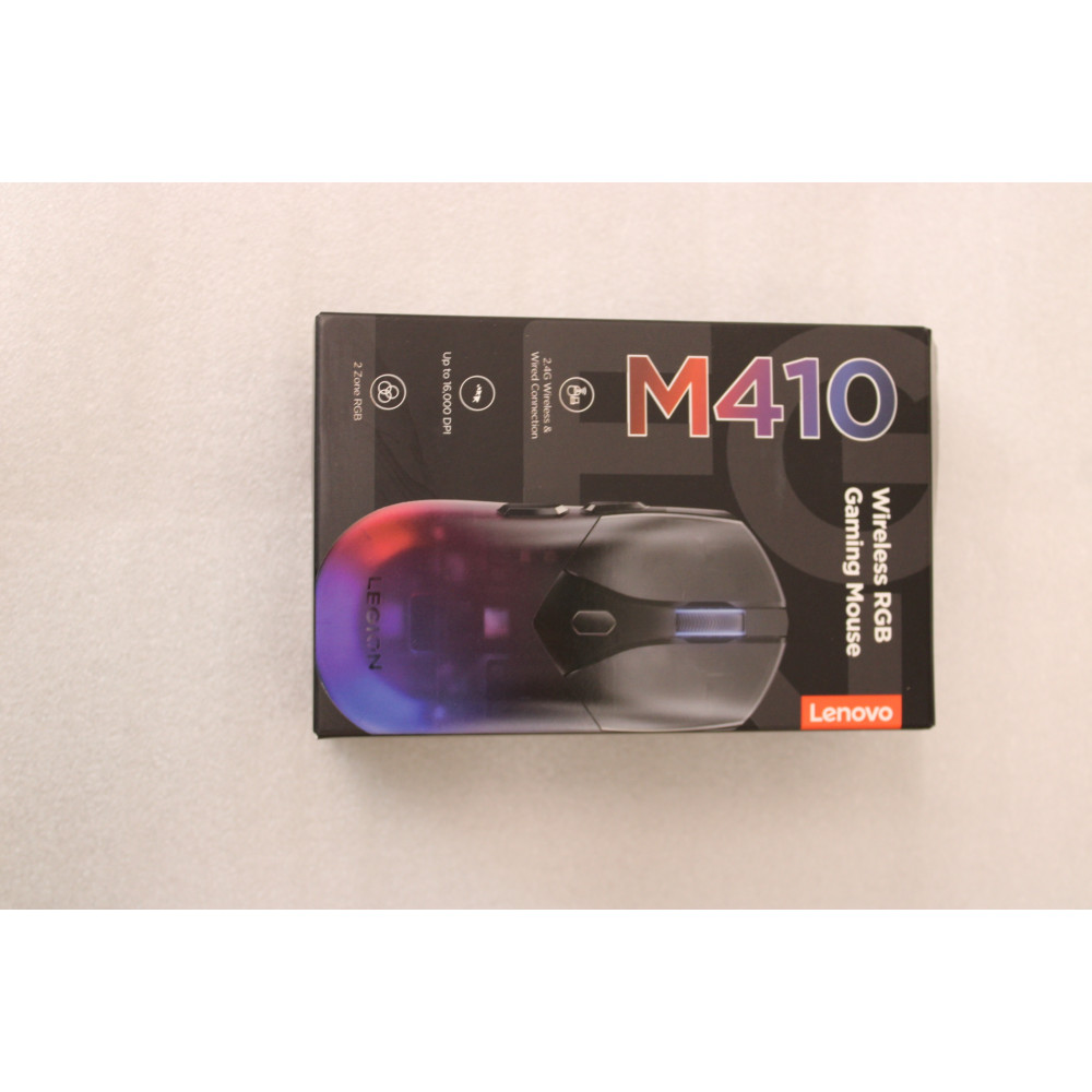 SALE OUT. Lenovo Gaming Mouse | M410 RGB | Wireless | 2.4 GHz | UNPACKED, DAMAGED PACKAGING