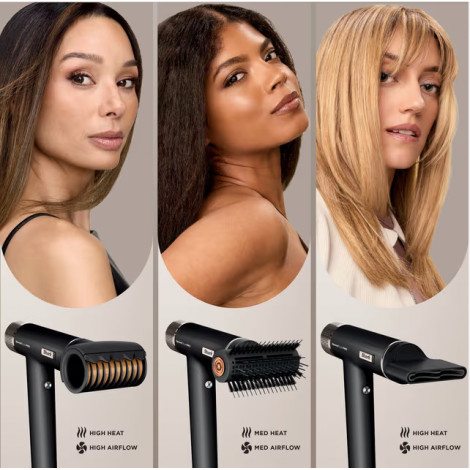 Shark | Hair dryer | HD731EU | 1750 W | Number of temperature settings 4 | Black