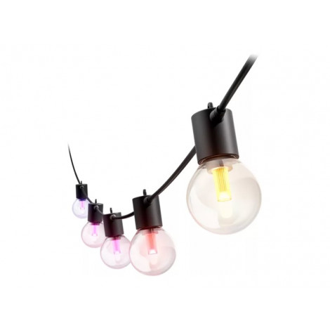 Philips Hue Festavia Globe Outdoor Fairy Lights, 7 m | 30 W | Bluetooth, Zigbee