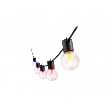 Philips Hue Festavia Globe Outdoor Fairy Lights, 7 m | 30 W | Bluetooth, Zigbee