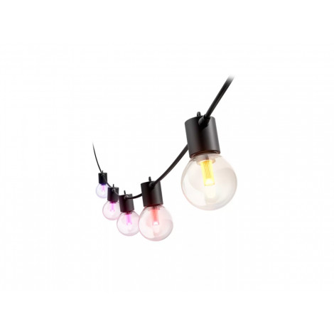 Philips Hue Festavia Globe Outdoor Fairy Lights, 7 m | 30 W | Bluetooth, Zigbee