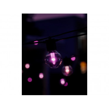 Philips Hue Festavia Globe Outdoor Fairy Lights, 7 m | 30 W | Bluetooth, Zigbee