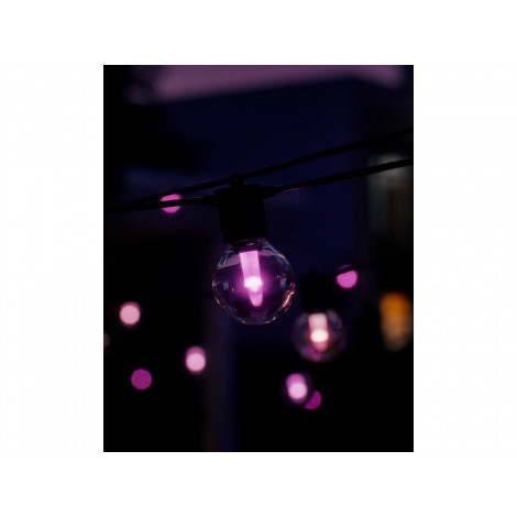 Philips Hue Festavia Globe Outdoor Fairy Lights, 7 m | 30 W | Bluetooth, Zigbee