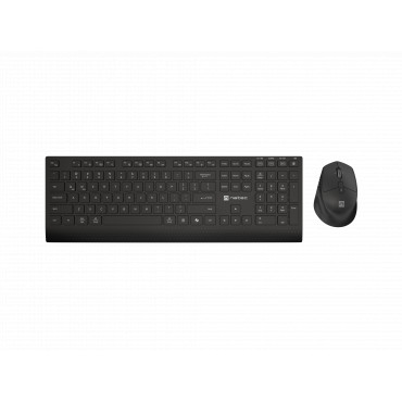 Natec Keyboard and Mouse | Stringray 2 | Keyboard and Mouse Set | Wireless | US | Black