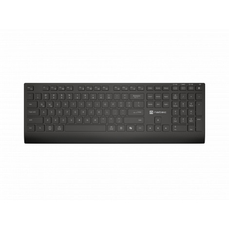 Natec Keyboard and Mouse | Stringray 2 | Keyboard and Mouse Set | Wireless | US | Black