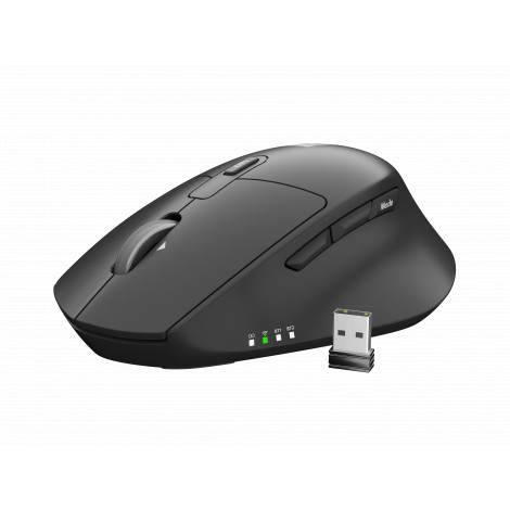 Natec Keyboard and Mouse | Stringray 2 | Keyboard and Mouse Set | Wireless | US | Black
