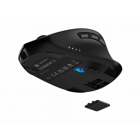 Natec Keyboard and Mouse | Stringray 2 | Keyboard and Mouse Set | Wireless | US | Black