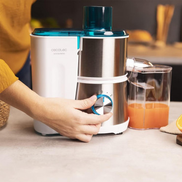 Cecotec | Orbital Juicer | Juice&Fresh 400 Titan White | Type Juicer maker | White/Silver | 400 W | Number of speeds 2 | 20000 R