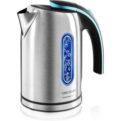 Cecotec Kettle | ThermoSense 220 Steel | Electric | 1630 W | 1.2 L | Stainless Steel | 360 rotational base | Stainless Steel