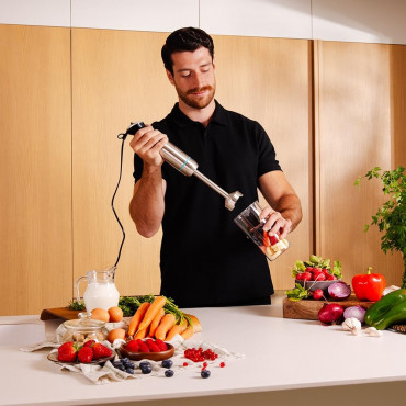 Cecotec Hand blender | Power Neutron 1100MAX Cream&Crush | Hand Blender | 1100 W | Number of speeds Adjustable | Turbo mode | Ch