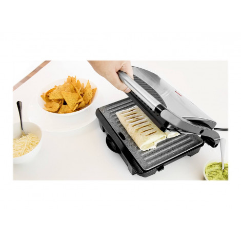 Cecotec Grill | Rock'nGrill 1000 | 1000 W | Electric Grill | Black/Stainless steel