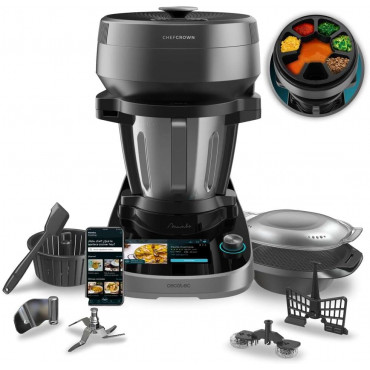 Cecotec Mambo CooKing Victory | Multifunctional Robot | 1700 W | Number of speeds 19 | Bowl capacity 4.5 L | Black/Grey