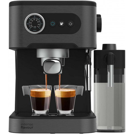 Cecotec Coffee machine | Power Espresso 20 Pro Latte | Pump pressure 20 bar | Built-in milk frother | Semi-automatic | Black | 1