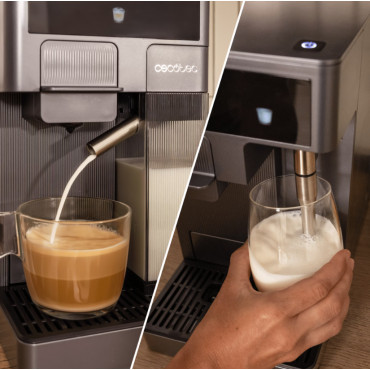 Cecotec Coffee machine | FreeStyle Latte T | Pump pressure 20 bar | Built-in milk frother | Automatic | Grey | 1350 W