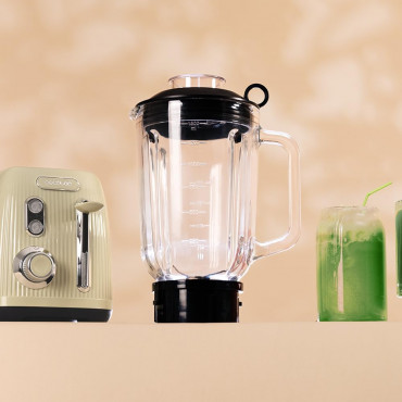 Cecotec Blender | Power Black Titanium RetroGreen | Tabletop | 1200 W | Jar capacity 1.5 L | Jar material Glass | Green