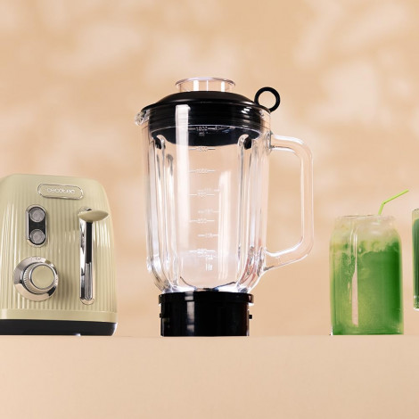Cecotec Blender | Power Black Titanium RetroGreen | Tabletop | 1200 W | Jar capacity 1.5 L | Jar material Glass | Green