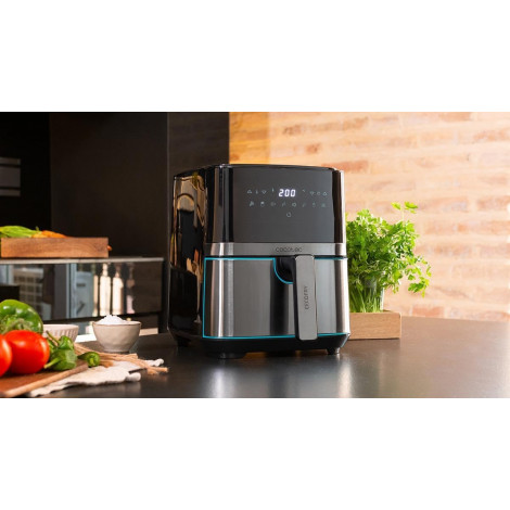 Cecotec Hot air fryer | Cecofry Full InoxBlack 5500 Pro | Power 1700 W | Capacity 5.5 L | Black inox/Black