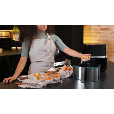 Cecotec Hot air fryer | Cecofry Full InoxBlack 5500 Pro | Power 1700 W | Capacity 5.5 L | Black inox/Black