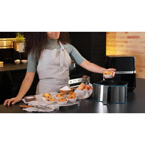 Cecotec Hot air fryer | Cecofry Full InoxBlack 5500 Pro | Power 1700 W | Capacity 5.5 L | Black inox/Black