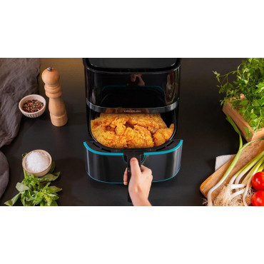 Cecotec Hot air fryer | Cecofry Full InoxBlack 5500 Pro | Power 1700 W | Capacity 5.5 L | Black inox/Black