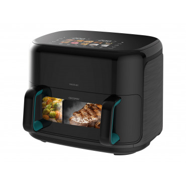 Cecotec Double hot air fryer | Cecofry&Grill Smokin'Prime 11000 | Power 2800 W | Capacity 11 L | Black