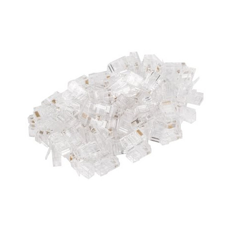 Lanberg Plug RJ45 CAT.5E UTP plug 8P8C, 100 pcs | PLU-5000 | Transparent