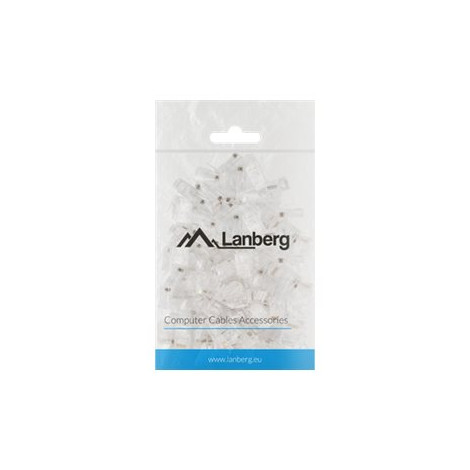 Lanberg Plug RJ45 CAT.5E UTP plug 8P8C, 100 pcs | PLU-5000 | Transparent