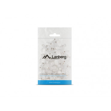 Lanberg Plug RJ45 CAT.5E UTP plug 8P8C, 100 pcs | PLU-5000 | Transparent