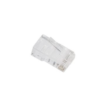 Lanberg Plug RJ45 CAT.5E UTP plug 8P8C, 100 pcs | PLU-5000 | Transparent