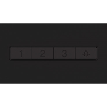 Bosch DWB65CC60 | Hood | Wall mounted | Energy efficiency class B | Width 59.8 cm | Mechanical | 594 m /h | Matte black | LED