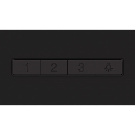Bosch DWB65CC60 | Hood | Wall mounted | Energy efficiency class B | Width 59.8 cm | Mechanical | 594 m /h | Matte black | LED