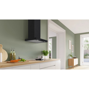 Bosch DWB65CC60 | Hood | Wall mounted | Energy efficiency class B | Width 59.8 cm | Mechanical | 594 m /h | Matte black | LED