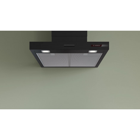 Bosch DWB65CC60 | Hood | Wall mounted | Energy efficiency class B | Width 59.8 cm | Mechanical | 594 m /h | Matte black | LED