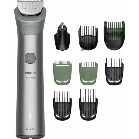 Philips All-in-One Hair trimmer | MG5931/15 Series 5000 | Cordless | Number of length steps 13 | Step precise 0.5 mm | Light gra