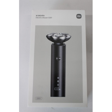 SALE OUT. Xiaomi Electric Shaver S301 EU | Xiaomi Shaver EU | S301 | Operating time (max) 90 min | Wet & Dry | Black | UNPACKED,