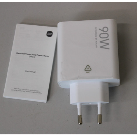 SALE OUT. Xiaomi 90W HyperCharge Power Adapter (3-Port), EU | DEMO