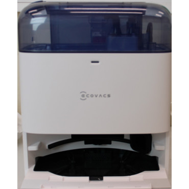 SALE OUT. Ecovacs DEEBOT mini Vacuum cleaner, Robot, Wet&Dry, ZeroTangle Technology, Agile Navigation, White/Blue + Auto-empty s