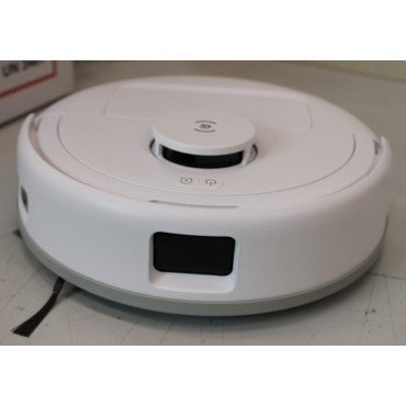 SALE OUT. Ecovacs DEEBOT mini Vacuum cleaner, Robot, Wet&Dry, ZeroTangle Technology, Agile Navigation, White/Blue + Auto-empty s