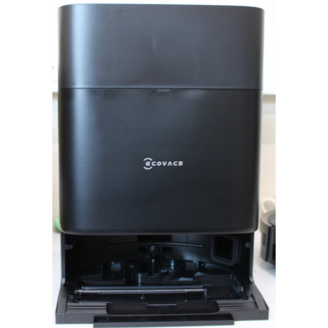 SALE OUT. Ecovacs DEEBOT T80S OMNI BLACK Vacuum cleaner, Robot, Wet&Dry, 24800Pa, TruEdge 3.0, AIVI 3D 3.0, 6400 mAh, Black + Au