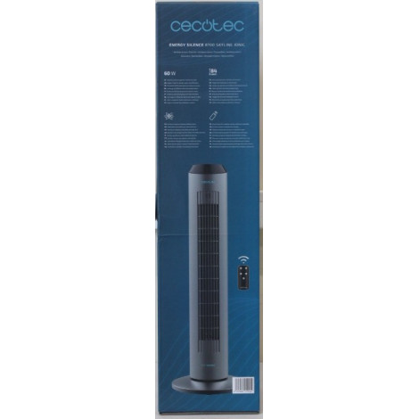 SALE OUT. | Cecotec EnergySilence 8190 Skyline Ionic | Tower Fan | Stand Fan | 60 W | Diameter 29 cm | Number of speeds 3 | Osci