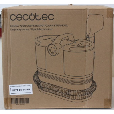 SALE OUT. Cecotec Conga 7000 Carpet&Spot Clean Steam XXL cable upholstery cleaner | Cecotec Upholstery Cleaner | Conga 7000 Carp