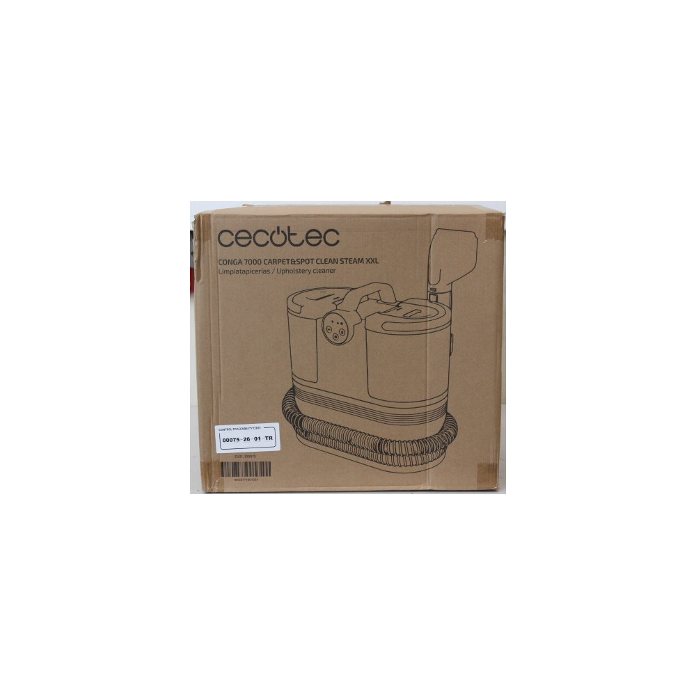 SALE OUT. Cecotec Conga 7000 Carpet&Spot Clean Steam XXL cable upholstery cleaner | Cecotec Upholstery Cleaner | Conga 7000 Carp