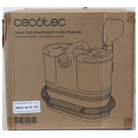 SALE OUT. Cecotec Conga 7000 Carpet&Spot Clean Steam XXL cable upholstery cleaner | Cecotec Upholstery Cleaner | Conga 7000 Carp
