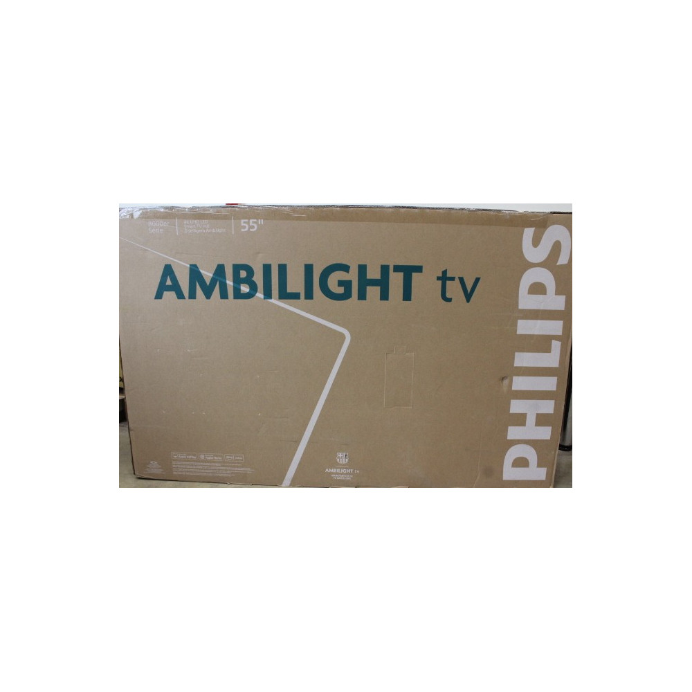 SALE OUT. Philips 55PUS8010/12 55" (139cm) LED 4K Ambilight TV | Philips 55PUS8010/12 | 55 | Smart TV | TITAN OS | UHD | Black |