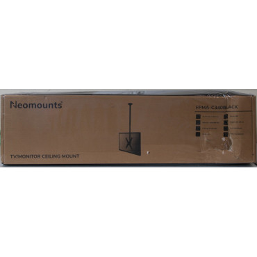 SALE OUT. Neomounts FPMA-C340BLACK Monitor/TV mount ceiling 32-75" - h 106-156 cm | Neomounts Ceiling mount | FPMA-C340BLACK Mon