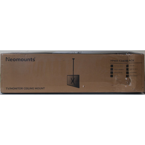 SALE OUT. Neomounts FPMA-C340BLACK Monitor/TV mount ceiling 32-75" - h 106-156 cm | Neomounts Ceiling mount | FPMA-C340BLACK Mon