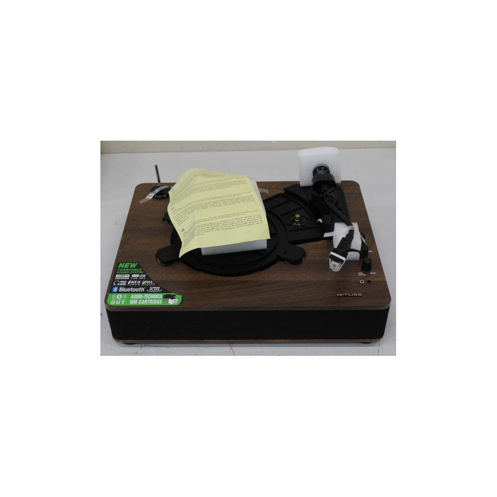 SALE OUT. Muse MT-107 BTO Turntable Stereo System, Black/Brown | Muse Turntable Stereo System with Bluetooth Out | MT-107 BTO | 
