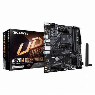 GIGABYTE A520M DS3H WF6E