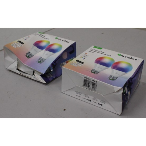 SALE OUT. Nanoleaf Essentials Smart A60 Bulb E27 Matter WiFi 9W 900Lm RGBCW 2700-6500K, 2pcs pack | Nanoleaf Essentials Smart A6