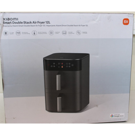 SALE OUT. Xiaomi Dual Zone Air Fryer 12L EU | Xiaomi Smart Double Stack Air Fryer 12L | Power 2800 W | Capacity 12 L | Black | U